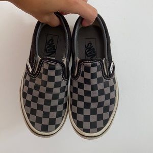 Vans Kids Checkerboard Classic Slip on size US kids 12